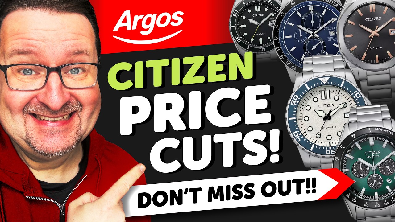 ARGOS Just SLASHED These CITIZEN Watch Prices – 5 Great Citizen Deals to Consider!!