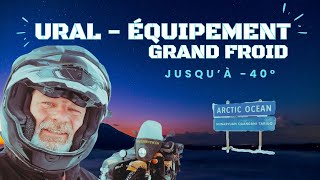 My special winter equipment for extreme cold in a Ural sidecar - Up to -40 degrees Celsius.
