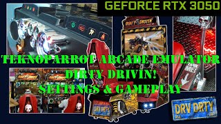 TeknoParrot Arcade Emulator Dirty Drivin' Settings & Gameplay (Nvidia 3050 / Ryzen 5 3600)