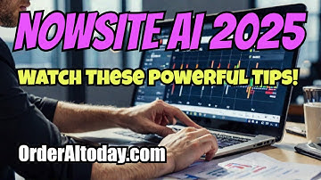 NOWSITE AI 2025: Want Massive Sales? Use These Powerful AI Tips