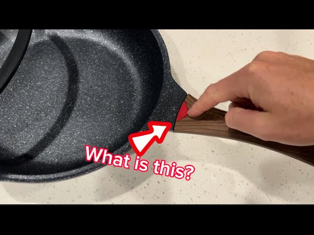 SENSARTE 8-Inch Nonstick Skillet Pan with Woodgrain Italy