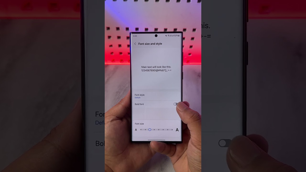 Как изменить шрифт на устройствах Samsung Galaxy!