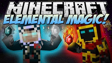 Minecraft | ELEMENTAL MAGIC! (Play with Fire, Ice & More!) | Mod Showcase [1.6.2]