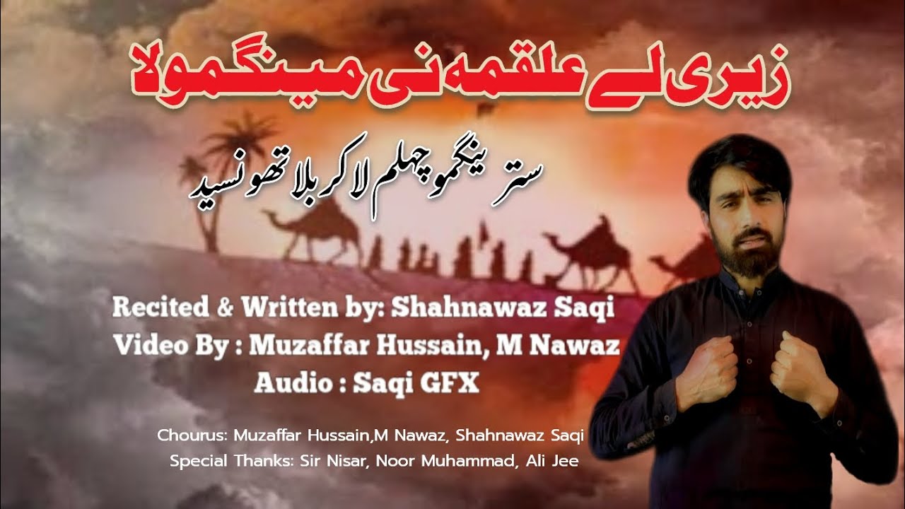 New Balti Noha Chehlum || Zeri lay Alqama ni mingmo la || 2025 - 26 || Shahnawaz Saqi بلتی نوحہ