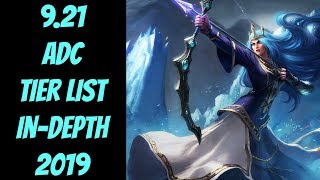 9.21 ADC Tier List In-Depth -- The Strategy Professor -- League of Legends