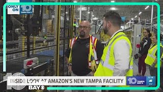 Ever wonder how Amazon packages get to your door so quickly? Here's an inside look at the new Tampa