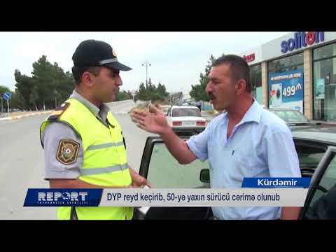 DYP Kürdəmirdə reyd keçirib, 50-yə yaxın sürücü cərimə olunub