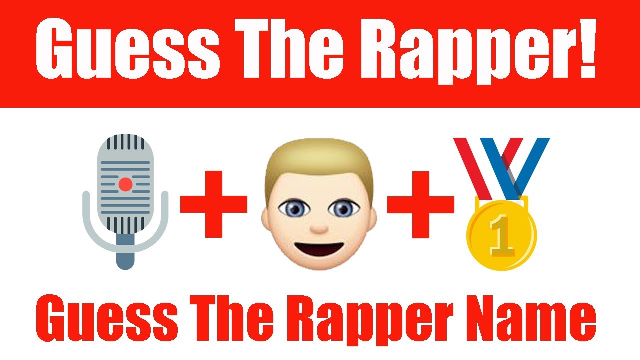 rapper emoji quiz