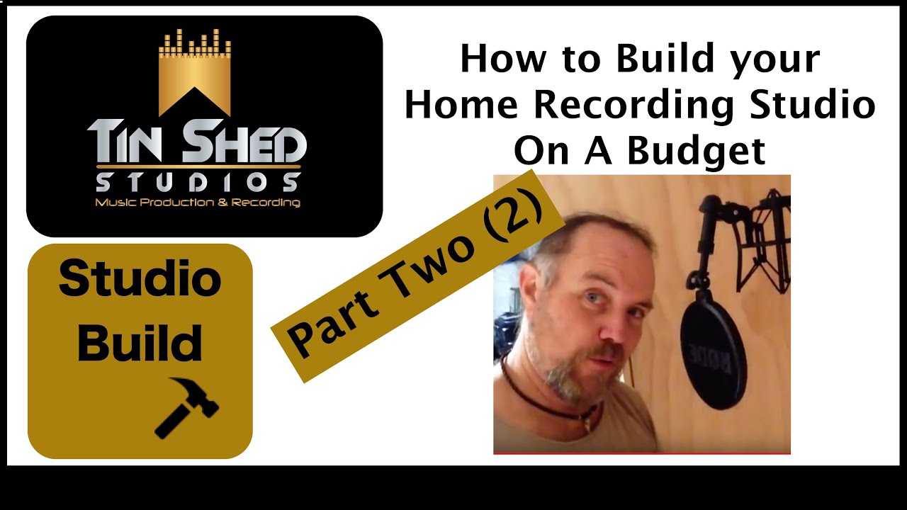 How to build your home Recording Studio on a budget - Part 2 - YouTube
