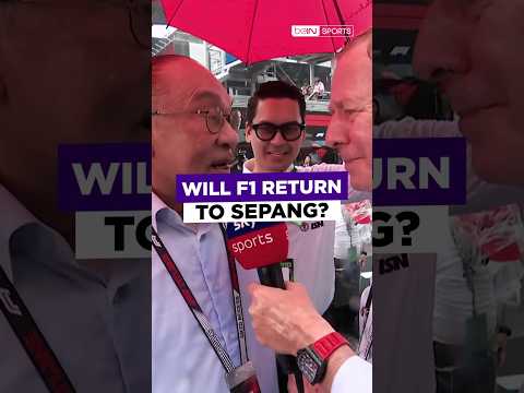 Prime Minister Anwar Ibrahim is already discussing F1’s return to Sepang! #beINSPORTS #F1 #BahrainGP