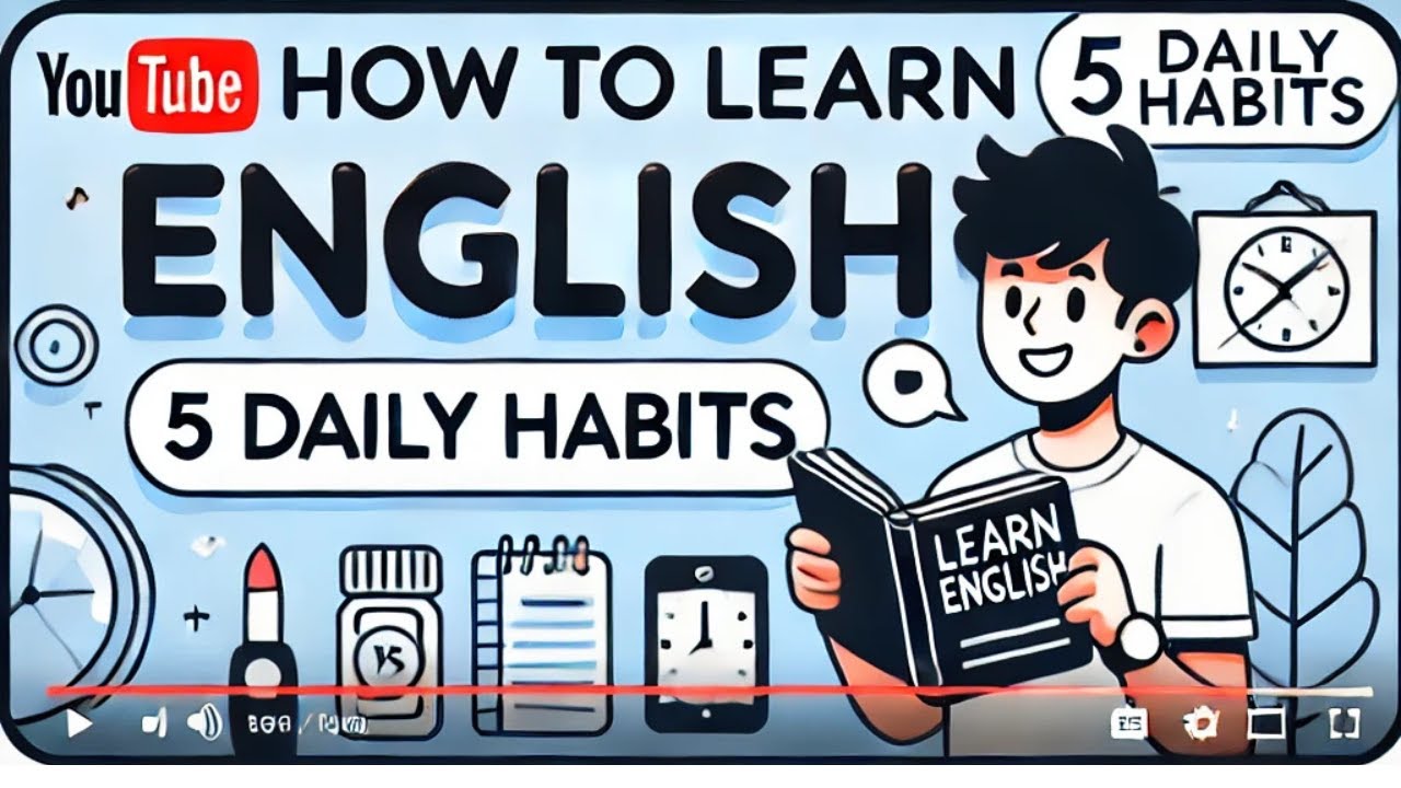 How to Learn English: 5 Simple Daily Habits - YouTube
