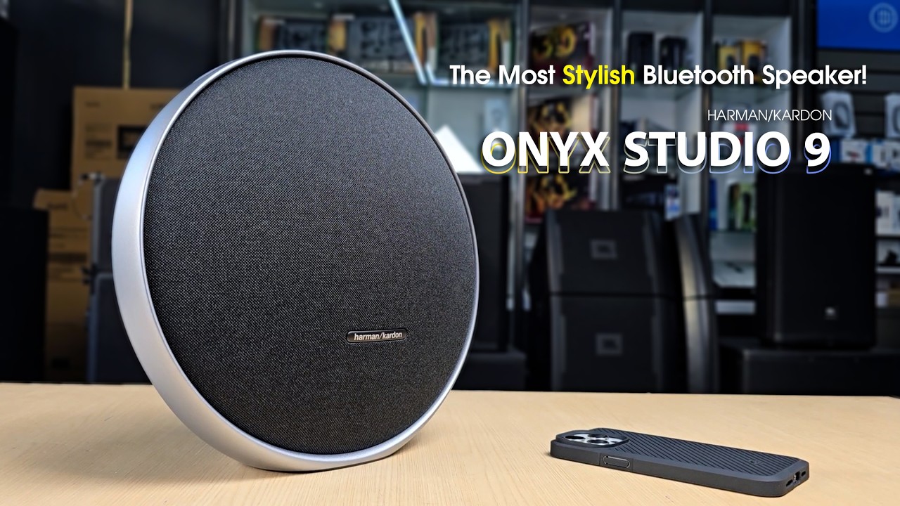 The Most Stylish Bluetooth Speaker! Harman Kardon Onyx Studio 9