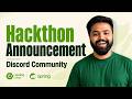 Hackathon + Discord Community + Project Announcement 🚀 | Spring Boot Full Course