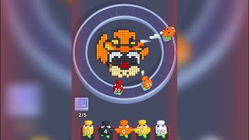 Color Blast Level 25 Walkthrough Solution | Color Blast : Block shooter Level 25