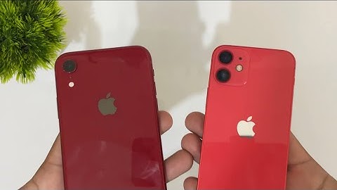 Iphone xr vs Iphone 12 mini || Speed Test Comparison