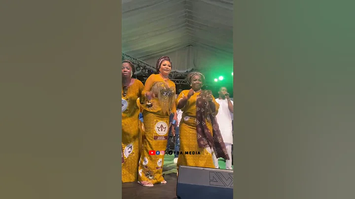 OLORI SEKINAT ELEGUSHI AT 15TH YEAR CORONATION OF OBA ELEGUSHI #viralvideo #shorts #celebrity