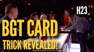 Sean Heydon Britain&#39;s Got Talent Card Trick REVEALED!