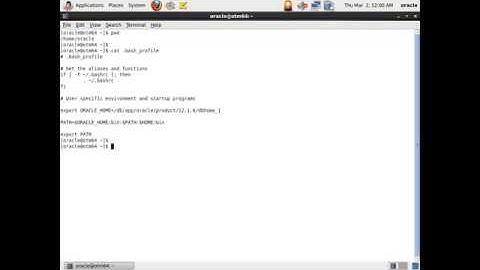 OTM 6.4.2 Installation Guide (Oracle Linux 6.3) - Part 09 - Set Bash Profile - User (oracle)