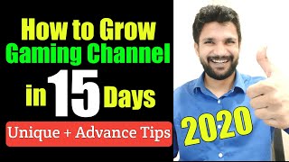 Unique Tips | How to grow gaming channel | gaming channel kaise grow kare | Grow gaming channel 2020