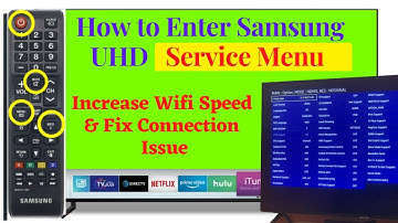 Samsung Smart TV Service Menu - Hoe wifi te versnellen en wifi te repareren die niet werkt - Verb...