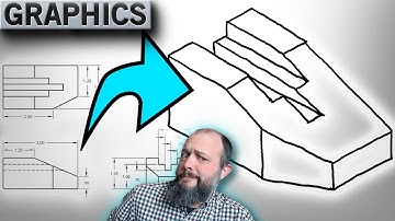 Orthographic to ISOMETRIC drawing with Inclined Surfaces