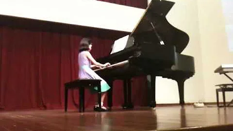 Linnea first piano concert