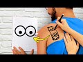 É HORA DO DESAFIO DE DESENHOS! Experimente Estas Incríveis Ideias Com Seus Amigos!