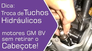 Dica: Troca de tuchos hidráulicos GM 8V sem retirar cabeçote - Black Hill Auto