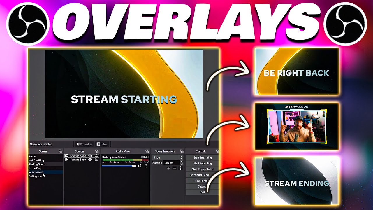 How to Install & Use Overlays in OBS | Tutorial - YouTube