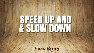 Sony Vegas Pro 14 Tutorial: How To Speed Up Slow Down Or Play Video Backwards