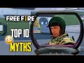 Top 10 mythbusters in freefire battleground  freefire myths 274