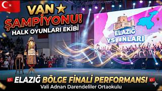 Van Şampiyonu Sahnede Halk Oyunları Bölge Finali - Elazığ