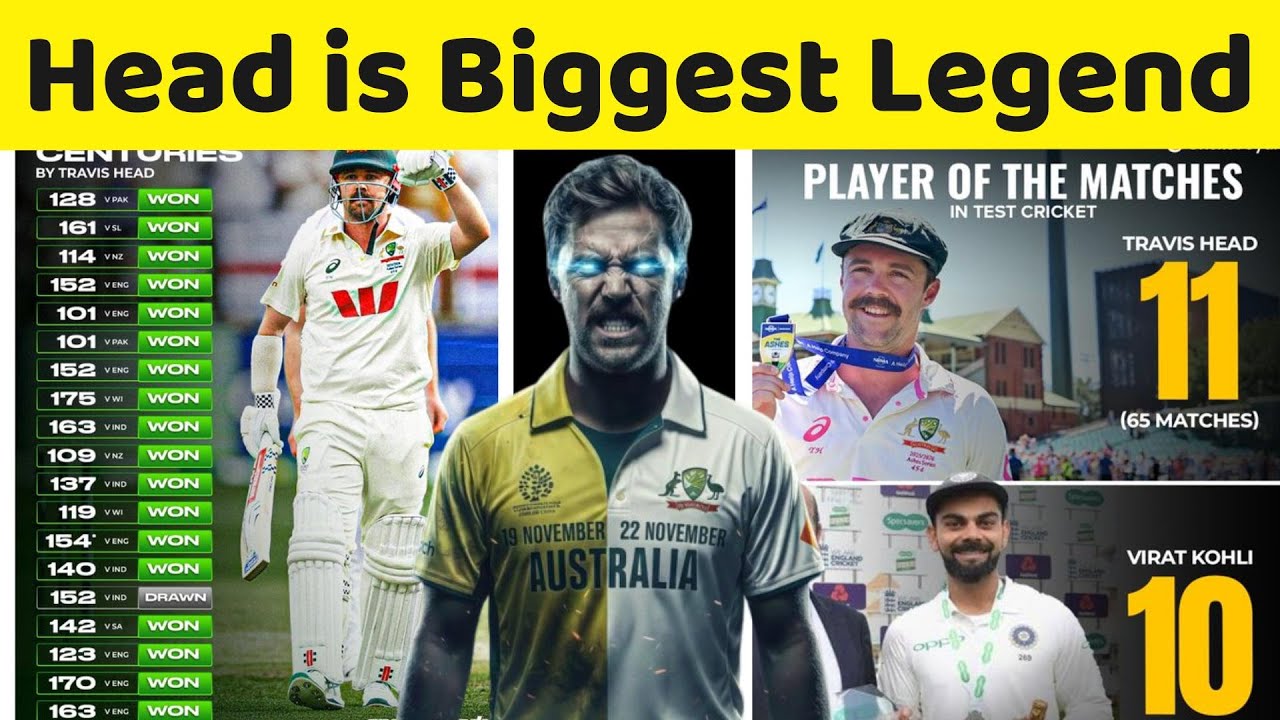 Travis Head is biggest legend of international cricket || Ashes || cricket || cricketnews
