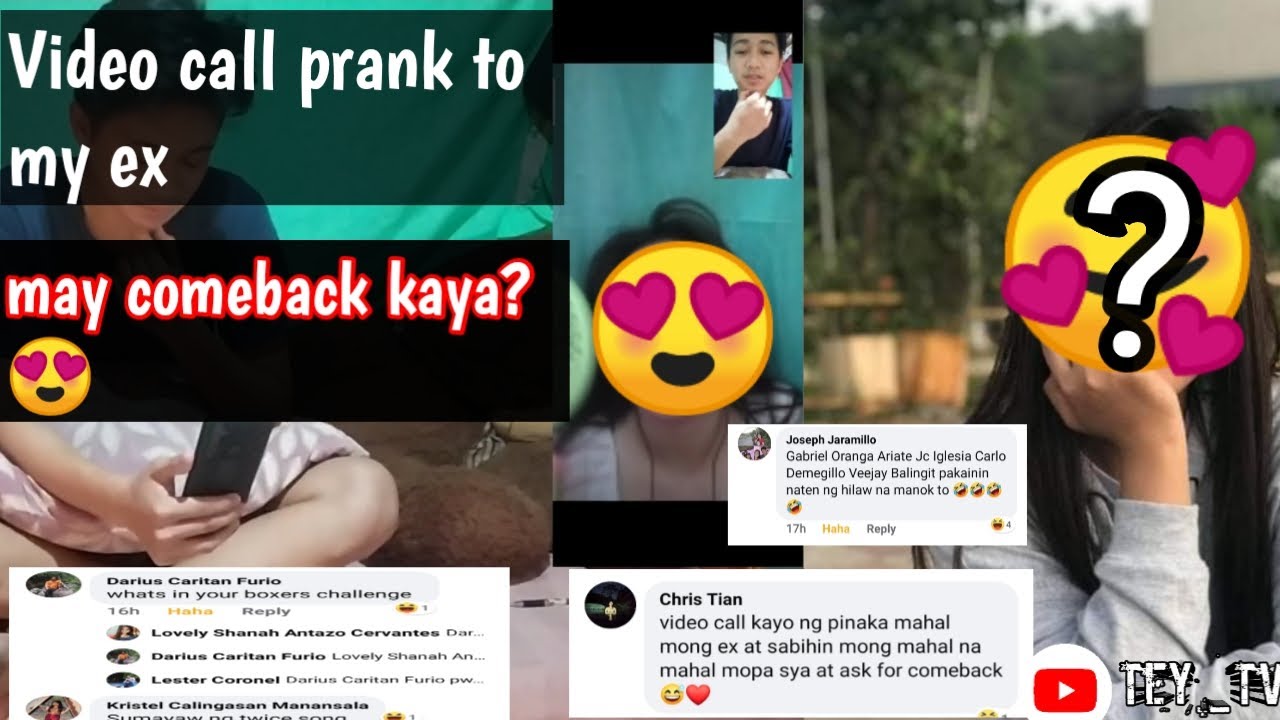 Prank My Ex Girlfriend Video Call Diko Sya Kinaya Youtube