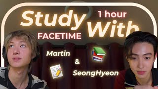 FaceTime Study With Martin & SeongHyeon - Cortis | Soft Piano Ambience 📂🍁 screenshot 3