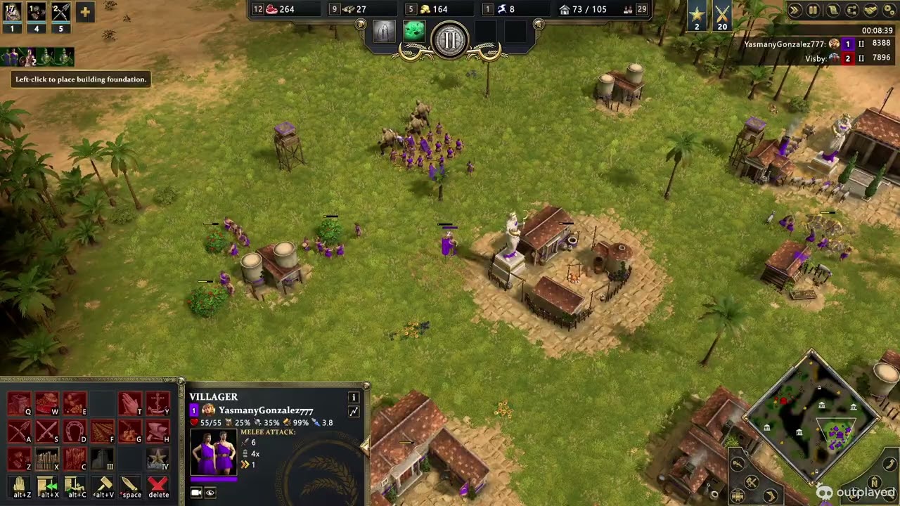 Greeks -Demeter - Having fun with the cyclops --- Age of Mythology Retold