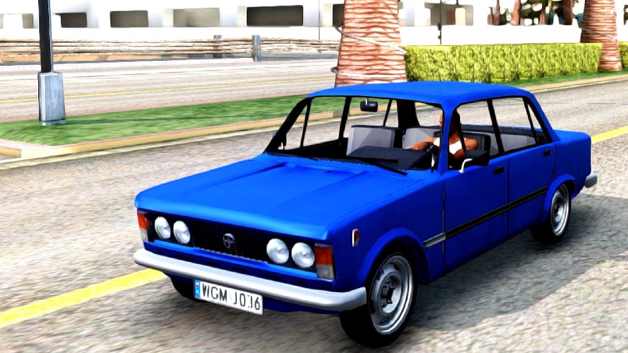 Fiat 125p Beta 3 GTA San Andreas _REVIEW YouTube