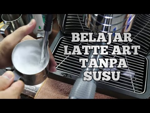 BELAJAR LATTE ART UNTUK PEMULA TANPA SUSU