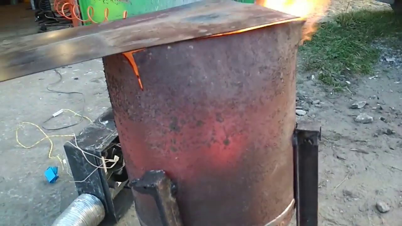 Видео взорвалась печка