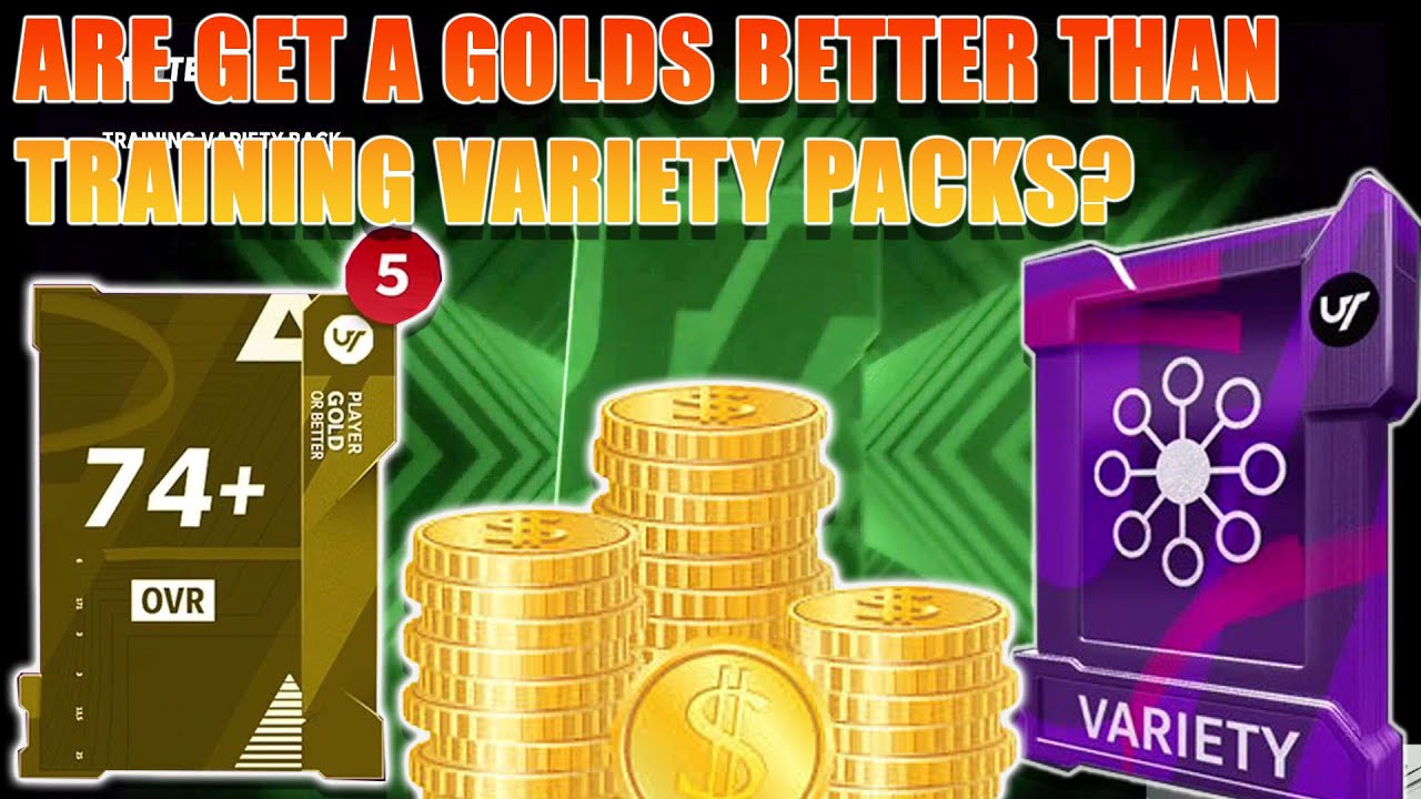 Are Get a Gold Player Packs Better Than Training Variety Packs?  Madden 21 Pack Opening
