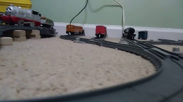 James crashes into some tar wagons
