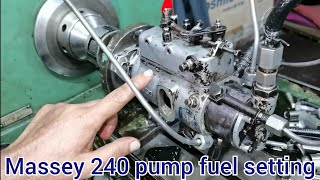 how to massey ferguson diesel pump fuel setting // massey 240 fuel pump screenshot 3