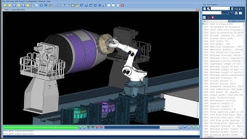 Electroimpact w/Robot -fuselage: VERICUT Composite CNC simulation