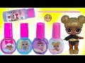 LOL Surprise Super Easy DIY Glitter Nail Polish Maker Makeup Kit - Video