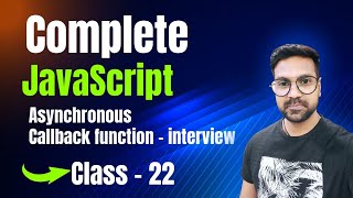 JavaScript Asynchronous Callback function Learn in Hindi