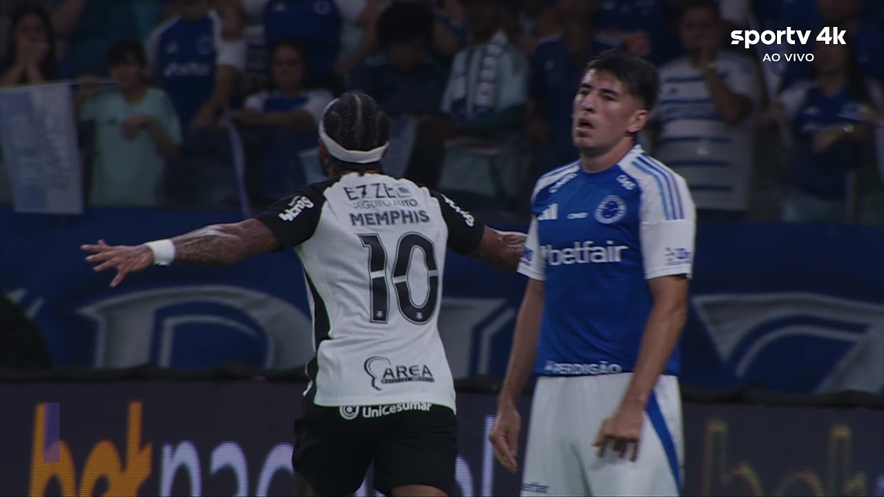 Gol do Memphis Depay | Cruzeiro 0 x 1 Corinthians | Semifinal da Copa do Brasil 2025 | SporTV 4K