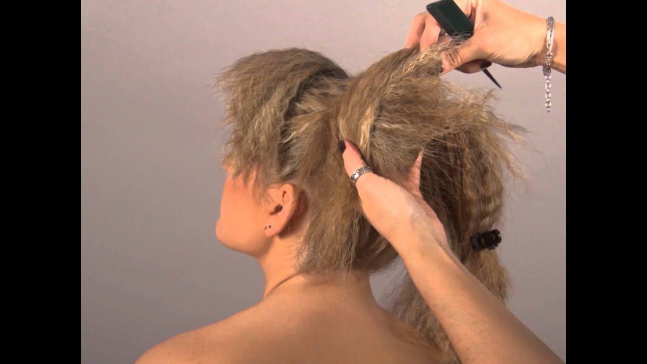 PEINADO FRIZZ CON RECOGIDO Paso a paso by Luciana Sabariz