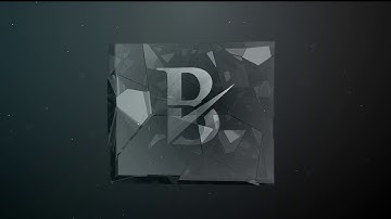 code # 60 | shattered glass cube logo intro animation