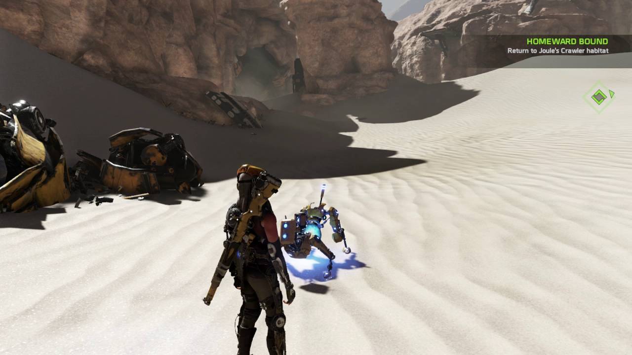 ReCore - On The Hunt: Audio log VI-OLT ''Violet'' Log 01 Location (Granite Steps) Gameplay XB1