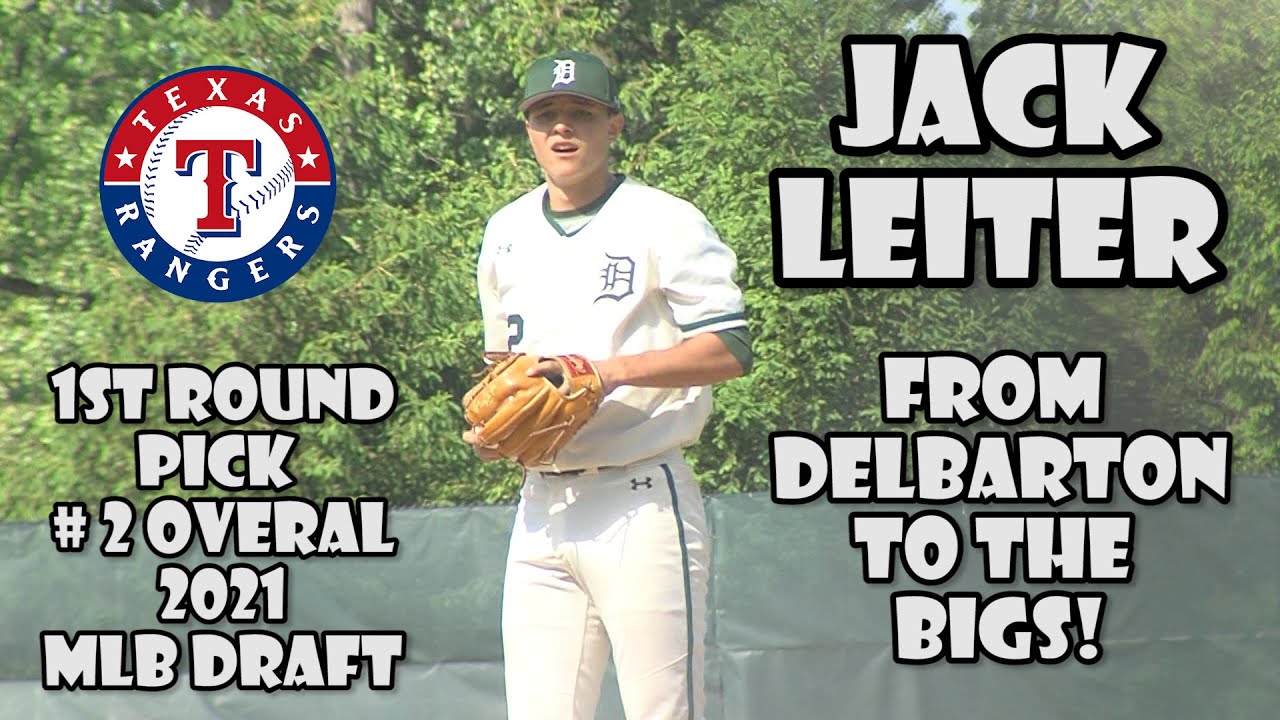 Jack Leiter Texas Rangers 1st Round Pick 2 overall HS Highlights at Delbarton (NJ) YouTube